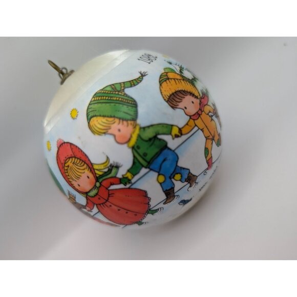 Hallmark Other - Satin Christmas Ornament Joan Walsh Anglund 1982 Friends Keepsake 5 inch
